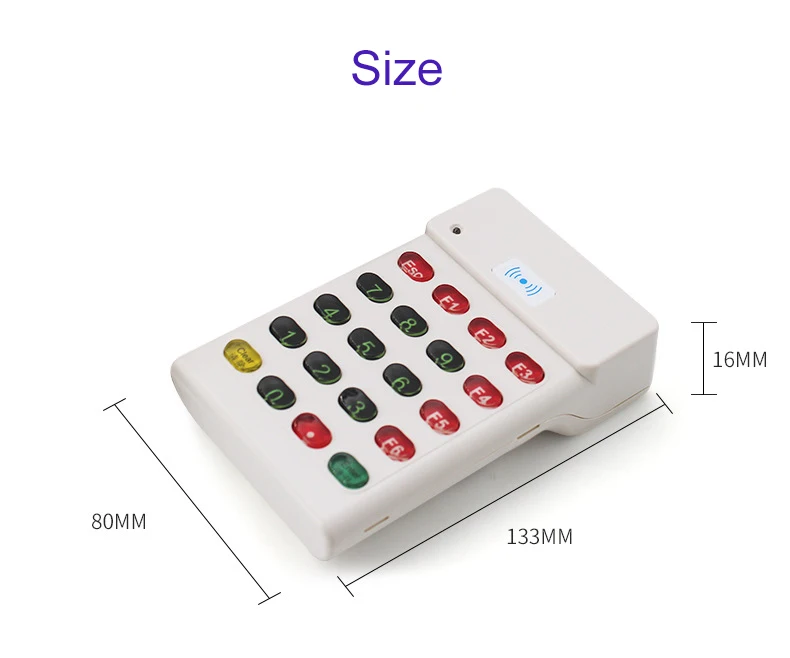 RFID IC кардридер с клавиатурой R95C HF 13,56 МГц S50S70 чип USB интерфейс Android windows считыватель микрочипов сканер микрочипов