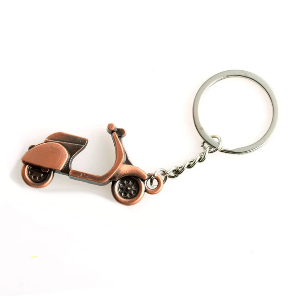 

Women men Alloy Keyring Key Chain Ring Creative Motor Motorcycle Scooter Model Pendant 5cm x 2.8cm Keychain Total Length 10cm