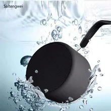 [Черный] Мини беспроводной Bluetooth динамик "hands free" водонепроницаемый автомобиль ванная комната офис пляж стерео сабвуфер музыка громкий динамик