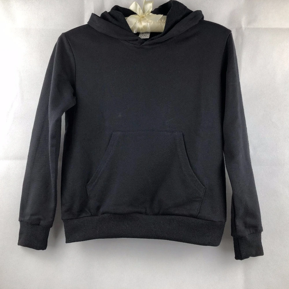 plain black youth hoodies