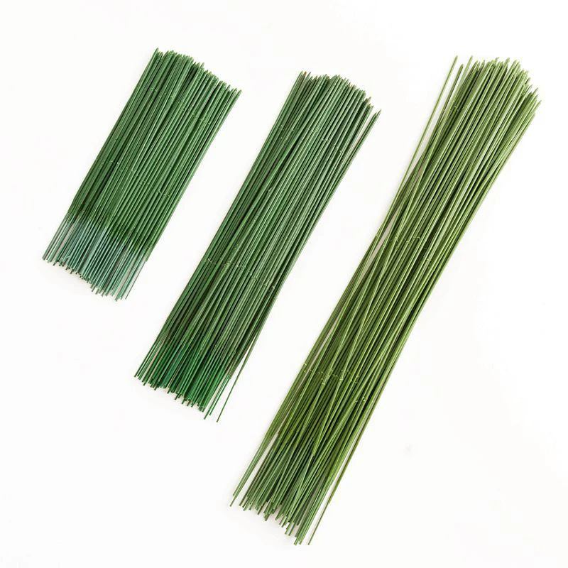 50pcs/lot Artificial Flower Rod Wire Accessories Wedding Archway Floristry Craft 17cm, 25cm