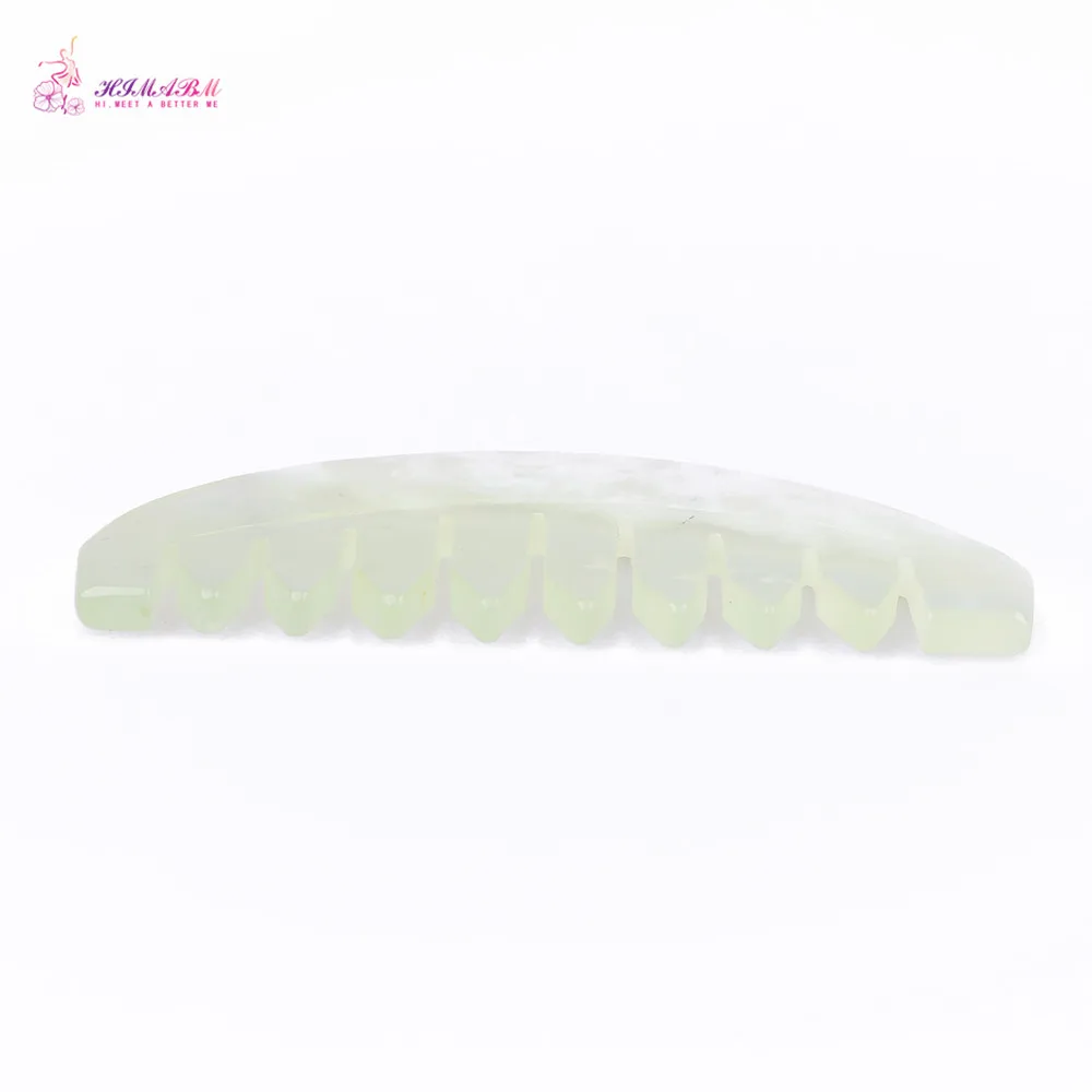 HIMABM Natural Jade Healthy Hair Woman Children Comb Head Massager Beauty Health Tools HIMABM Natural Jade Healthy Hair Woman Children Comb Head Massager Beauty Health Tools