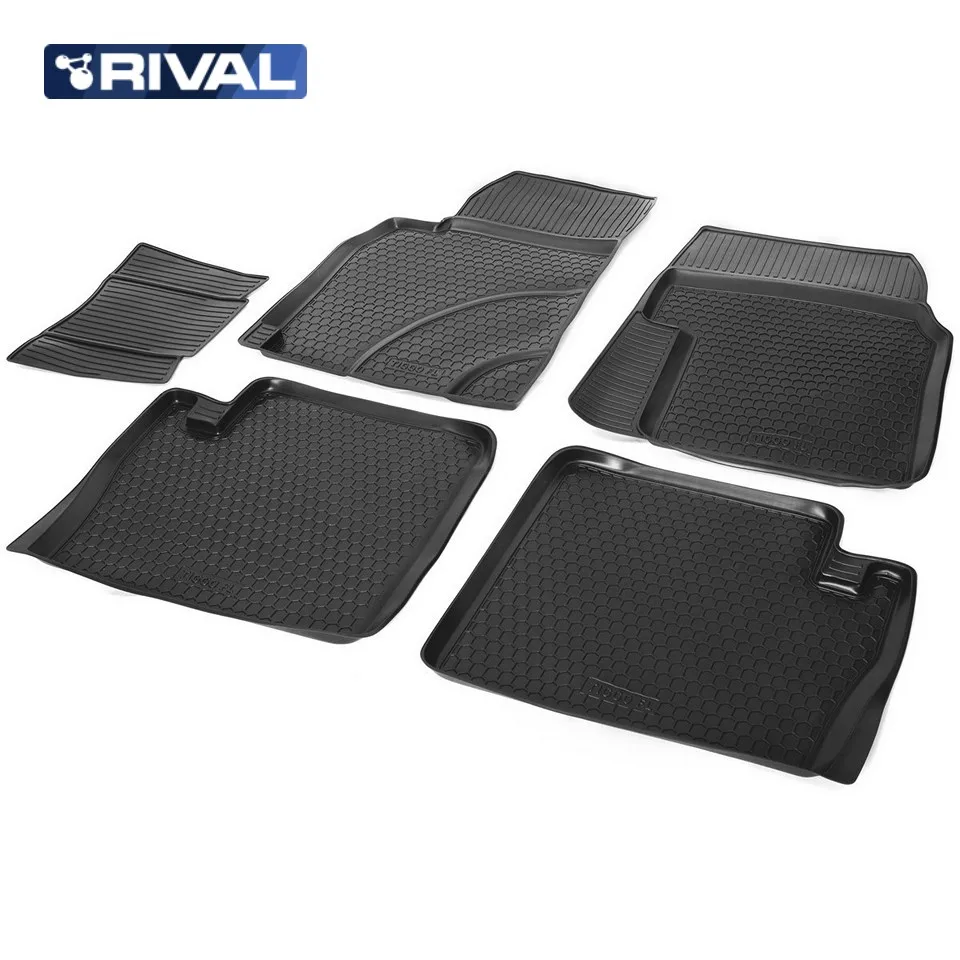 For Chery Tiggo T11 FL 2012-2016 floor mats into saloon 5 pcs/set Rival 10902001 цена For Chery Tiggo T11 FL 2012-2016 floor mats into saloon 5 pcs/set Rival 10902001 цены онлайн