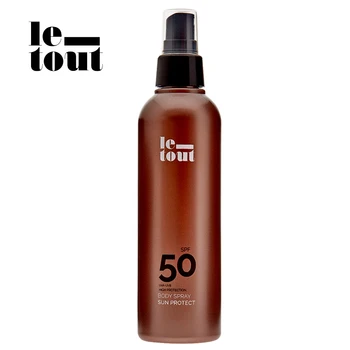 

LE-TOUT Sunscreen Spray Body SPF 50 200 mL High Body Protection Sunscreen UVA and UVB Aloe Vera Argan Oil Le Tout Cosmetics