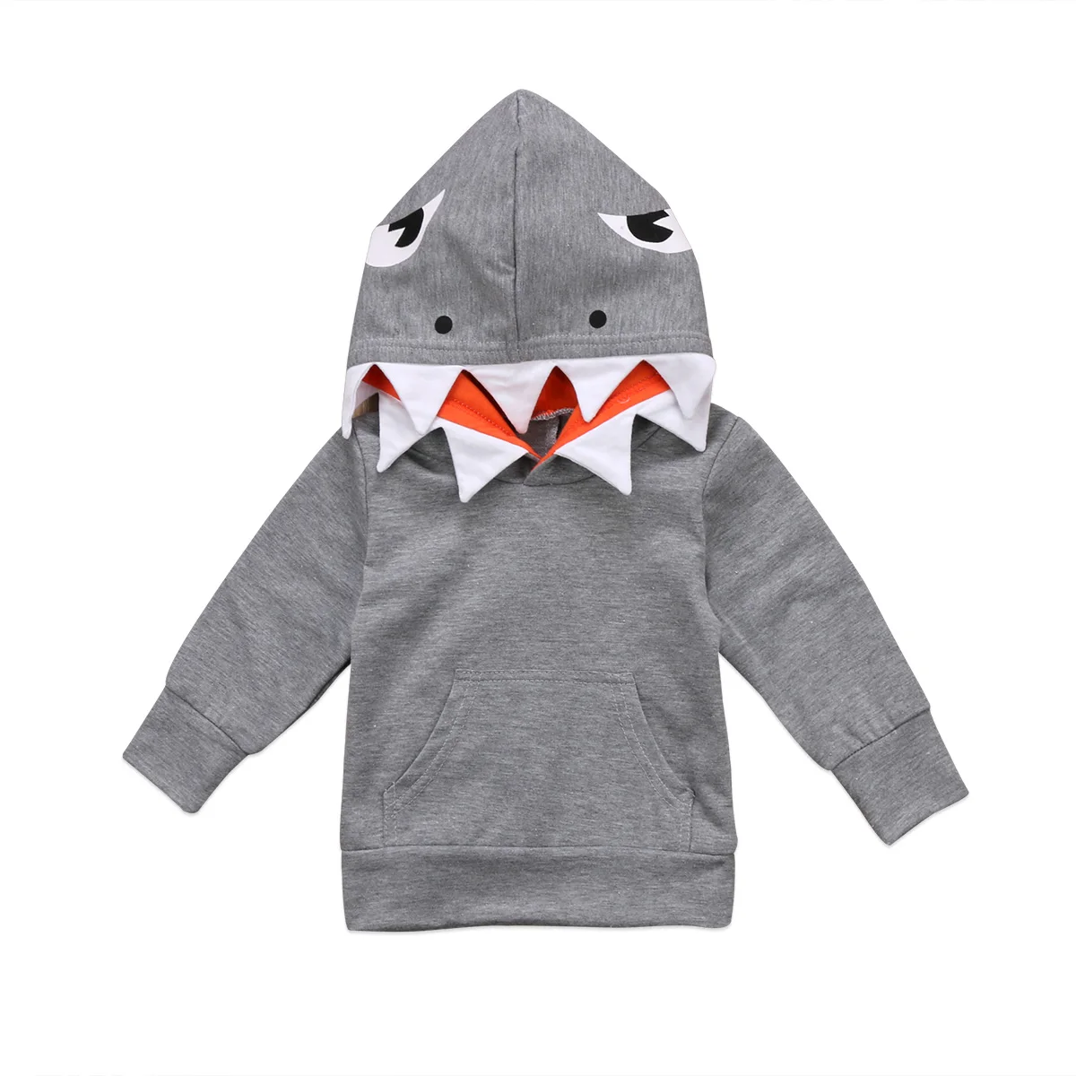

Autumn Winter Casual Toddler Kids Boys Clothes Shark Hooded Tops Hoodie Jacket Coat Outerwear 1-6Years
