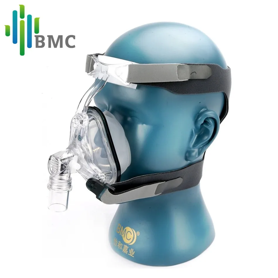 BMC NM1 02 носовая маска для CPAP реалистичные силиконовые гелевые маски интерфейс размера плюс мл Регулируемый головной убор удобный коврик