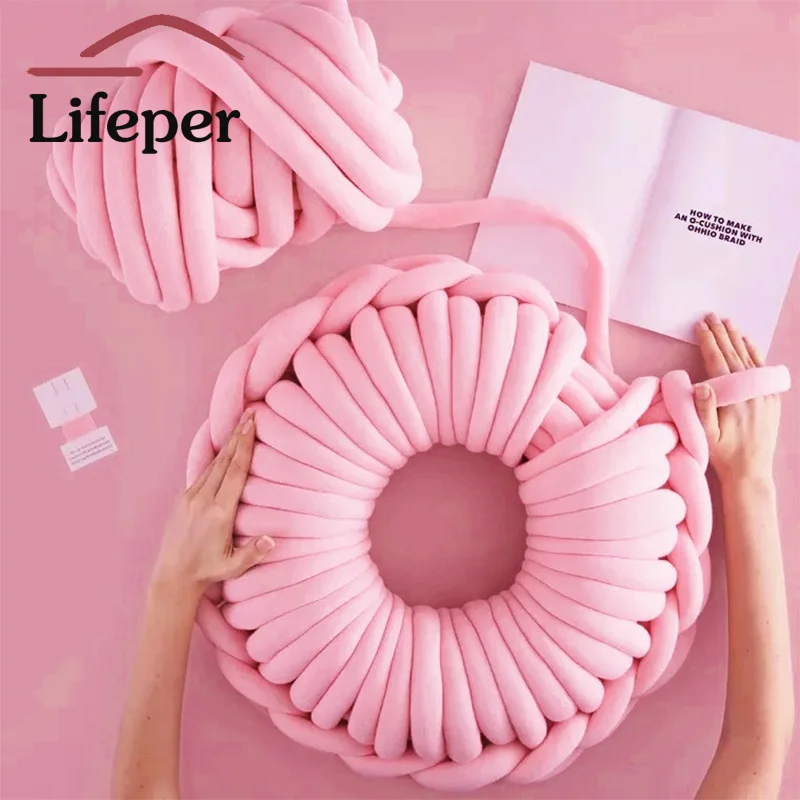 pink iceland cushion