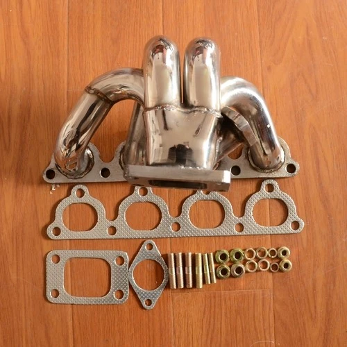 Exhaust Turbo Manifold Header For Honda Civic Crx Integra D16 D15 Dohc