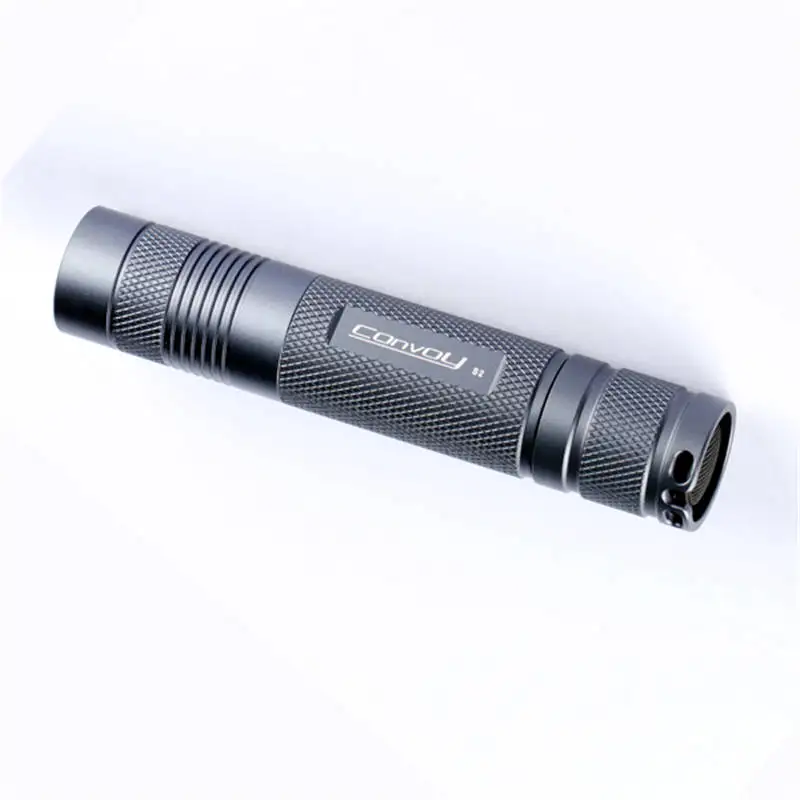 

Convoy S2 Aluminium Alloy Grey XP-L HI 7135x8 V2-1AU6-3AU6-4BU4-7A EDC 3/5 Modes1000LM LED Flashlight By 18650 Battery Camping