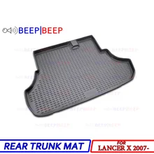 Для Mitsubishi Lancer X 2007-автомобильный коврик для багажника, коврик для багажника, коврик для пола, коврик для багажника, задний коврик для багажника, украшение для автомобиля
