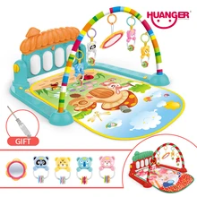 Прямая поставка, детский коврик, ковер для музыкальной активности, гимнастический пазл, Детский мягкий коврик для малышей, напольная игра, ползающая развивающая игрушка