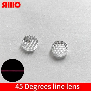 

High quality wave shape laser marking lens diameter 8mm angle 45 degrees line lens plastic lenses optical lens manufacturer