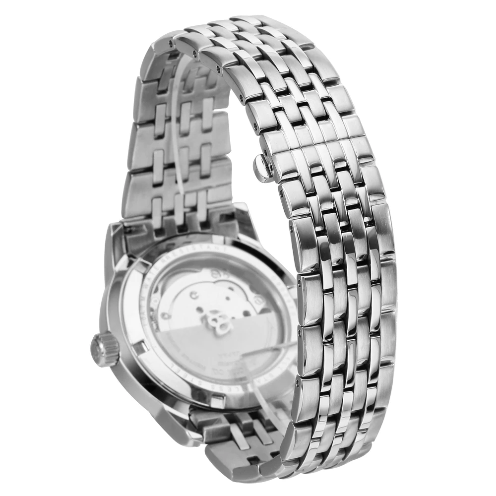 NAKZEN رجل التلقائي Miyota 8205 حركة الساعات تقويم للماء الياقوت عارضة الذكور الميكانيكية ووتش Relogio Mecanico