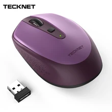 TeckNet беспроводная мышь с USB нано-приемником Omni Mini 2,4 ГГц мыши 18 месяцев срок службы батареи 3 регулируемые 2000/1500/1000 dpi