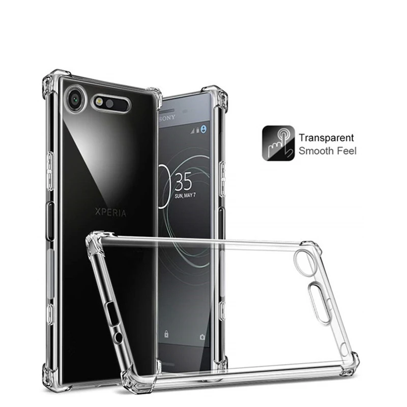 

Air Cushion Case For Sony Xperia L1 L2 X Performance Compact XZ XZS Premium XZ1 XZ2 Compact Case Crystal TPU Bumper Gel Cover