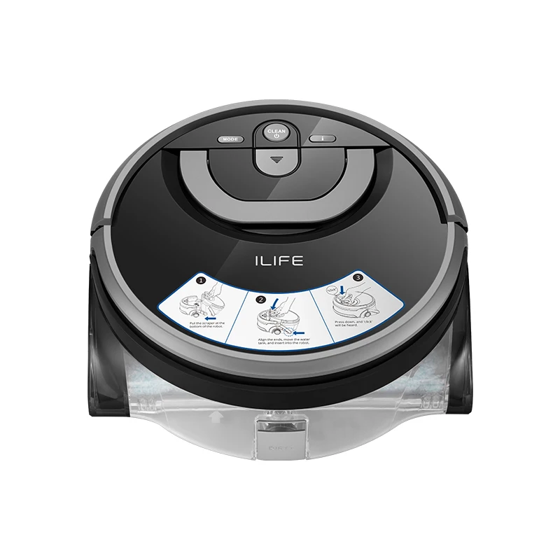 Robot vacuum cleaner ILIFE W400 for dry and wet household appliances for home wireless