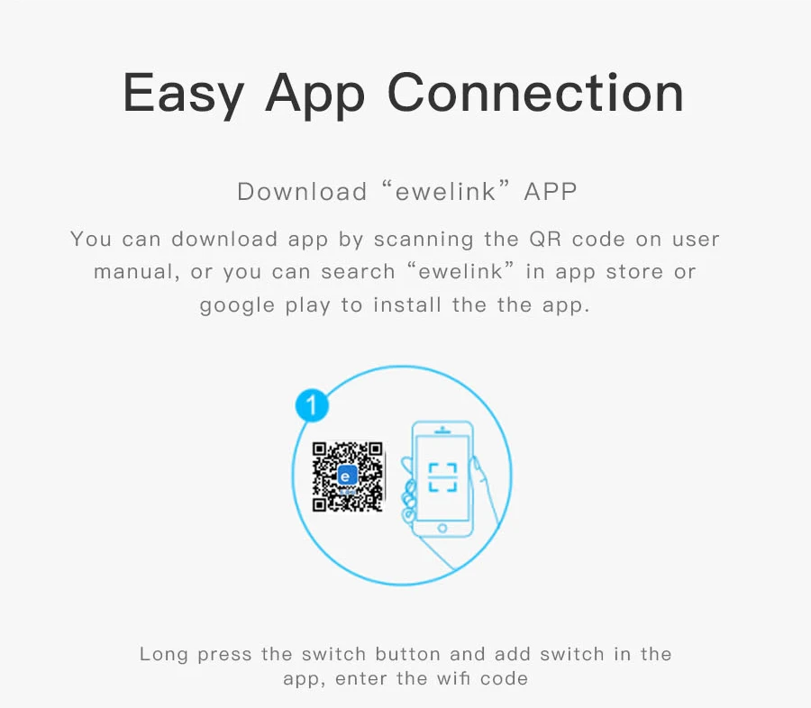EJLINK EU UK Smart Wifi Switch Wall Touch Light Switch TouchWiFiAPP Remote Control Smart Home Controller Work with Alexa (13)