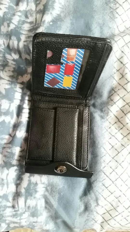 2019 New PU Men's Wallet Multifunctional Short Design Men Wallet Hasp Coin Purse Card Holder photo review
