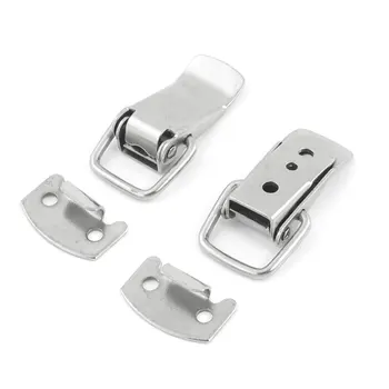 

UXCELL 2 Set Box Chest Case Spring Loaded Draw Toggle Latch 38Mm Length Home Improvement Hardware Hasps For Ordinary Box