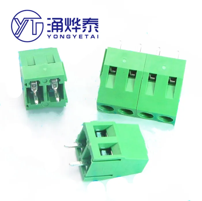 Клеммная колодка PCB YYT KF128 5 0 мм/5 08 мм/3 81 мм 2P 3P 4P 5P 6P может быть сращена |