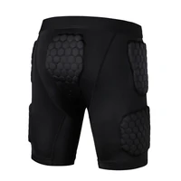 Chemise rembourrée pour hommes, gilet d'entraînement, T-shirt, ensemble court, côtes, cuisses, fesses, protection, Football, basket-ball, Hockey, équipement de protection 5