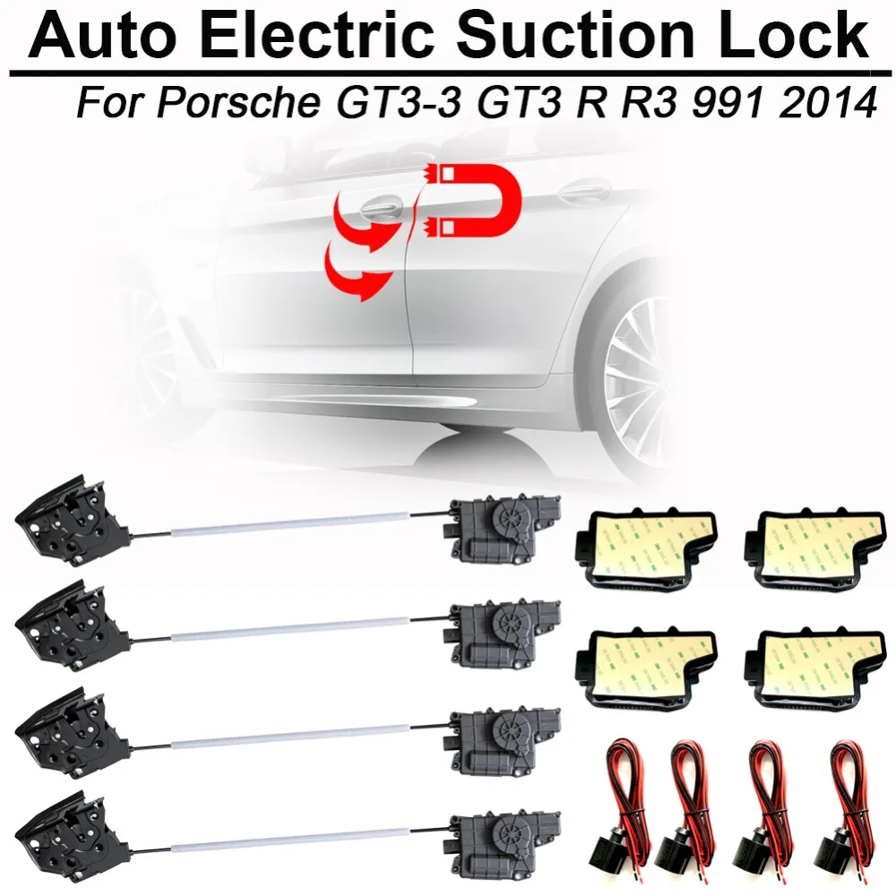  Smart Auto Electric Suction Door Lock for Porsche GT3-3 991 R GT3 RS Automatic Soft Close Door Supe