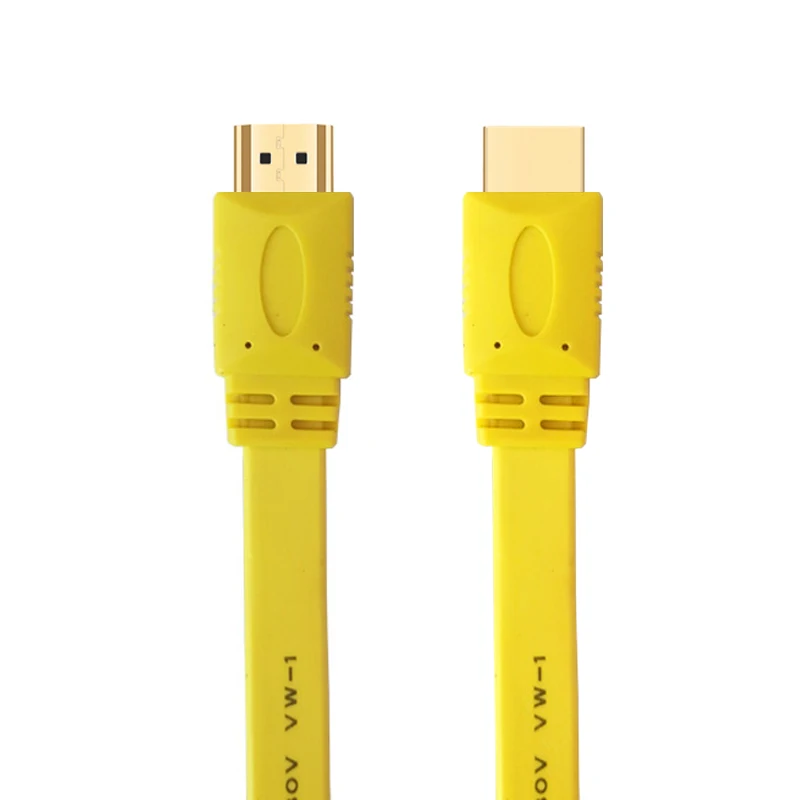 1,5 м, 3 м, 5 м, 10 м Высокоскоростной HDMI к MINI HDMI штекер Male-Male HDMI кабель 1,4 Версия 1080p 3D для планшетов DVD tv lcd ноутбук проект - Цвет: Цвет: желтый