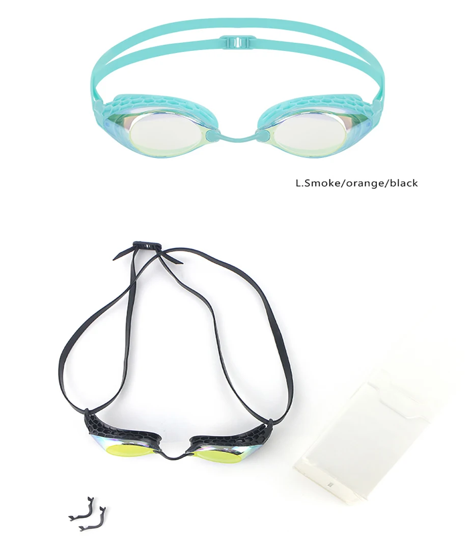 Barracuda Iedge плавательные очки Анти-туман УФ-защита Водонепроницаемый с сотовой структурой прокладки#95310 синий