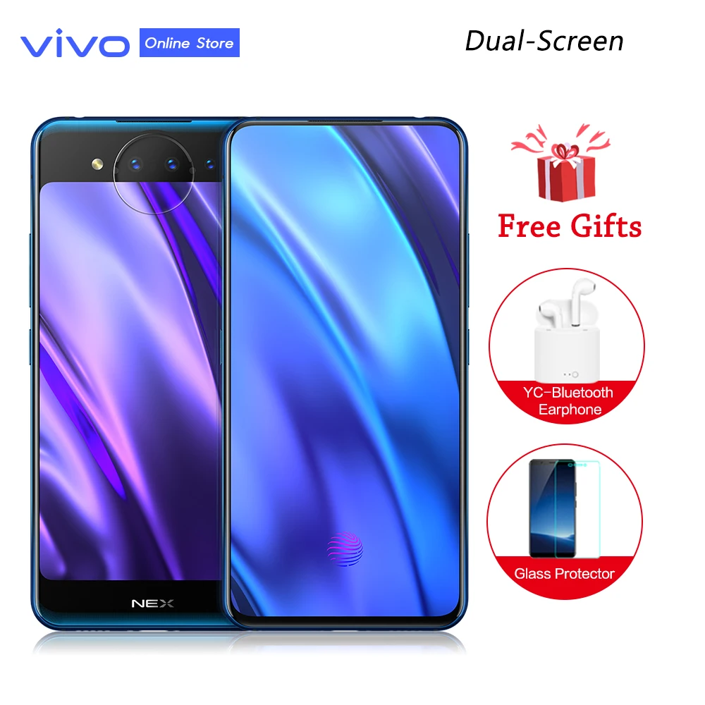 Vivo NEX 2 двойной экран SnapDragon 845AIE 10 GB 128 6 39 &quotдля Amoled тройной камеры