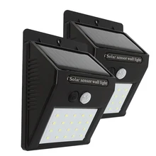 Пейзаж 16 20 30 48 Светодиодный светильник на солнечной батарее для наружной лампы с солнечной батареей светодиодный светильник на солнечной энергии датчик движения