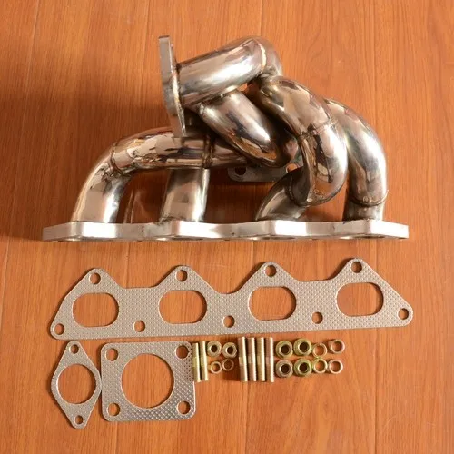 STAINLESS STEEL TURBO MANIFOLD FOR 38MM WG 1G 2G ECLIPSE/GALANT/TALON DSM 4G63 TD05