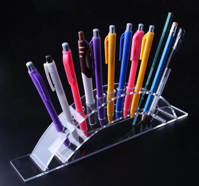  Acrylic Pen Holder Cosmetic Brush Eyeshadow Pencil color Pen Lipstick Display Stand Rack Cosmet Sup