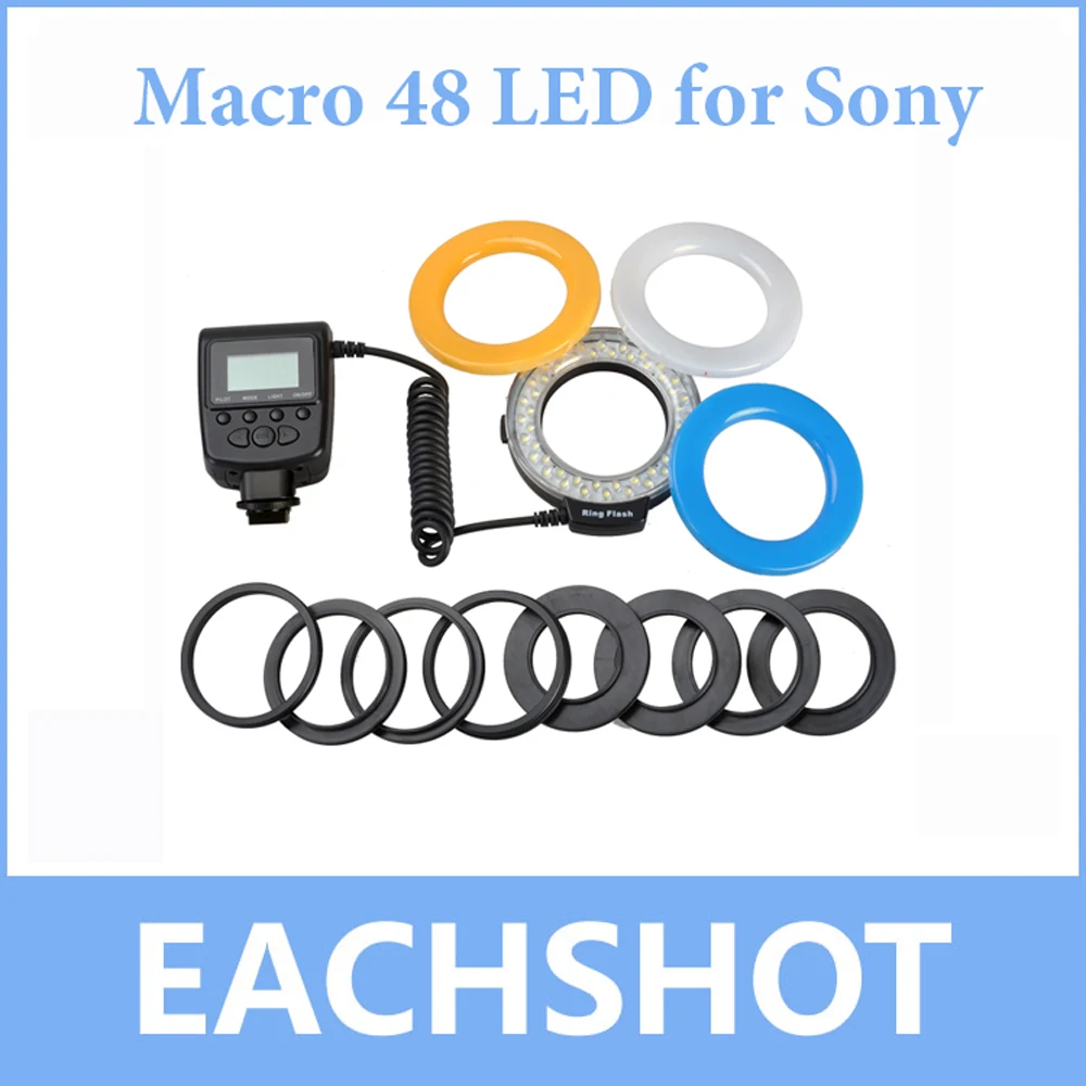 

Travor Macro LED Ring Flash Light /Speedlite 48 LED for Sony Alpha A37 A57 A67 A77 NEX7