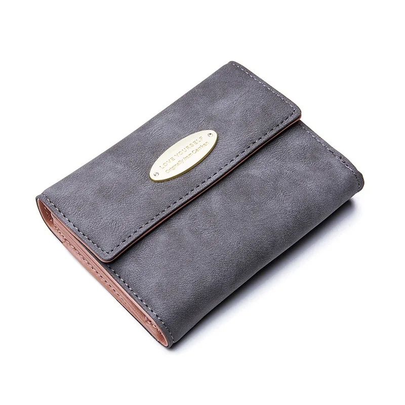 Female Wallet Short High Quality Pu Leather Purse Card Holder Wallets Purse Female Purse Girl Small Black Clutch Holders Z0125 Female Wallet Short High Quality Pu Leather Purse Card Holder Wallets Purse Female Purse Girl Small Black Clutch Holders Z0125