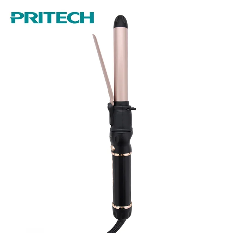 Pritech керамические щипцы для завивки волос регулировка температуры щипцы для завивки волос Быстрый нагрев Инструменты для укладки золотые щипцы для завивки волос для женщин