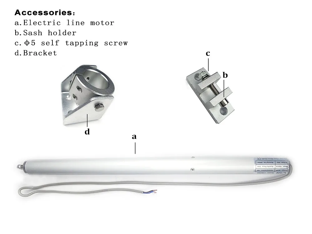 Screw type automatic window opener 2 1000