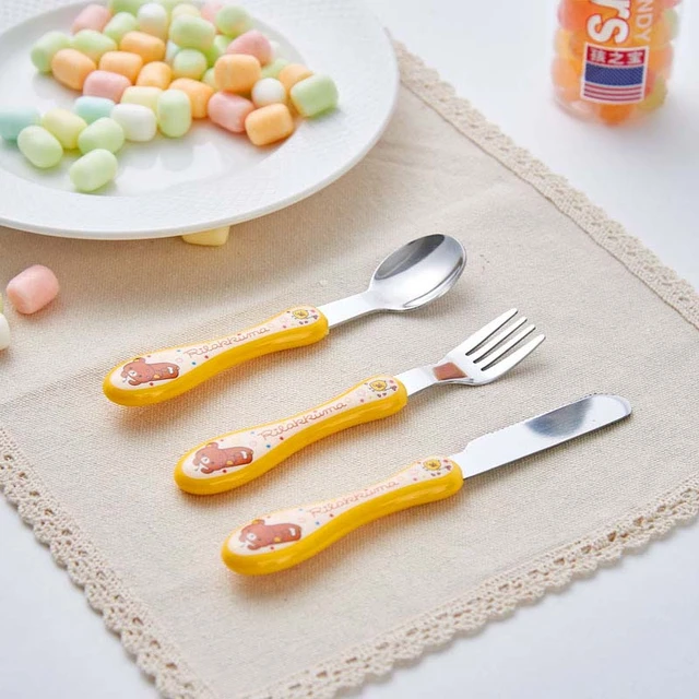 Utensils Spoon Knife Fork Kid  Children Knife Fork Spoon Set - 1 Set Kids  Tableware - Aliexpress