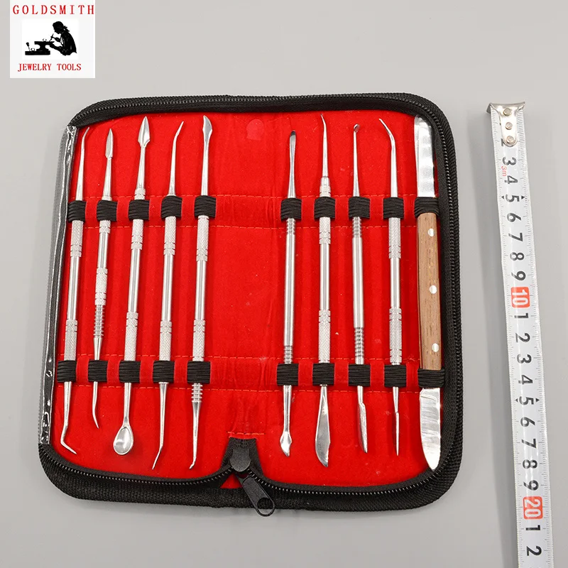 free shipping 10pcs/set wax carving engraving marking knife set,jewelry