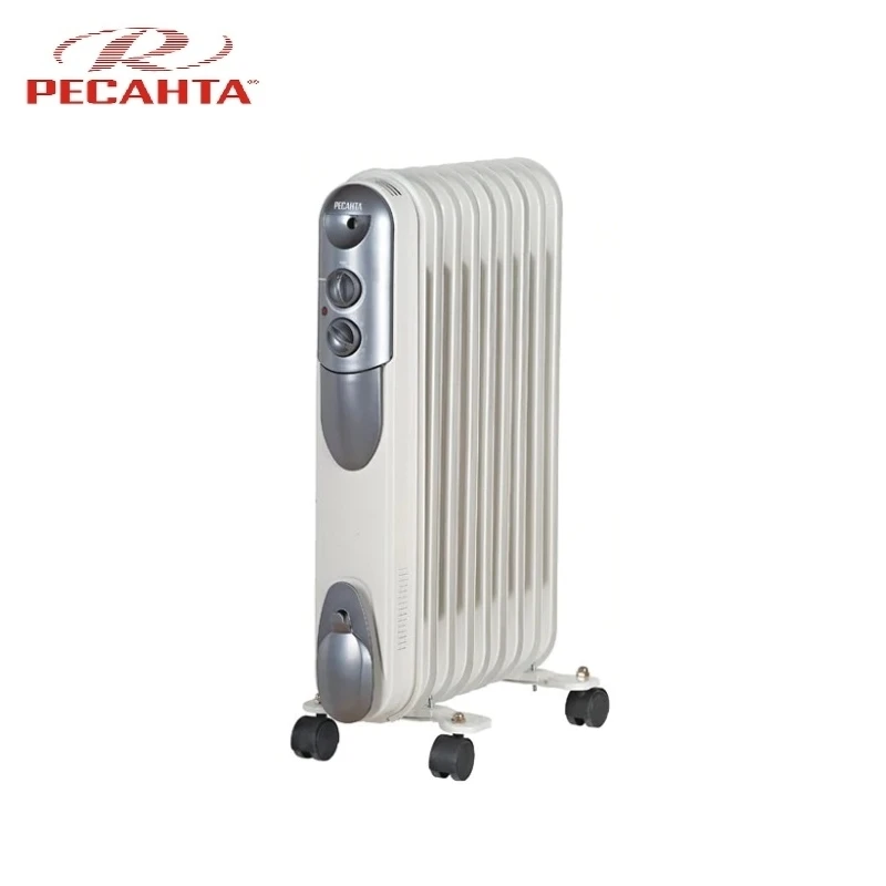 Oil radiator RESANTA OMPT-9N Air heating Oil heater Space heating Oil filled radiator Sectional radiator Oil radiator RESANTA OMPT-9N Air heating Oil heater Space heating Oil filled radiator Sectional radiator