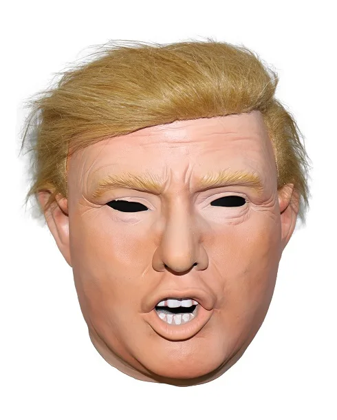 Реалистичный Дональд Трамп латексная маска для хеллоуина президент латекс
