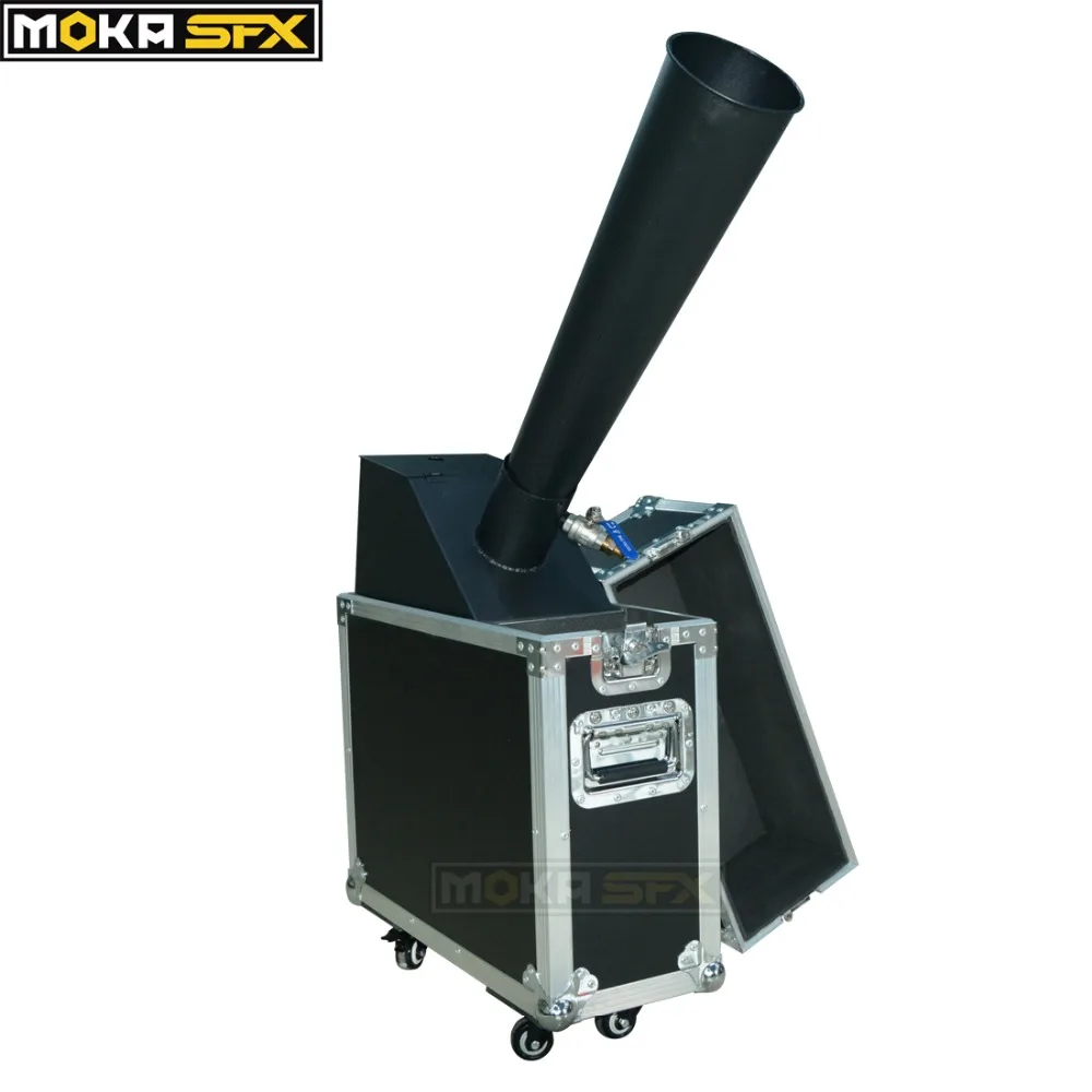 

6pcs Co2 Confetti Blaster Machines Stage Effect Cannon Manual Control with Flight Case for Show Weddding Stage Party Decoration