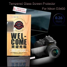 Original 3 inch Camera Tempered Glass Screen Protector For Nikon D3400 LCD Camera Screen Toughened Glass Protective Film