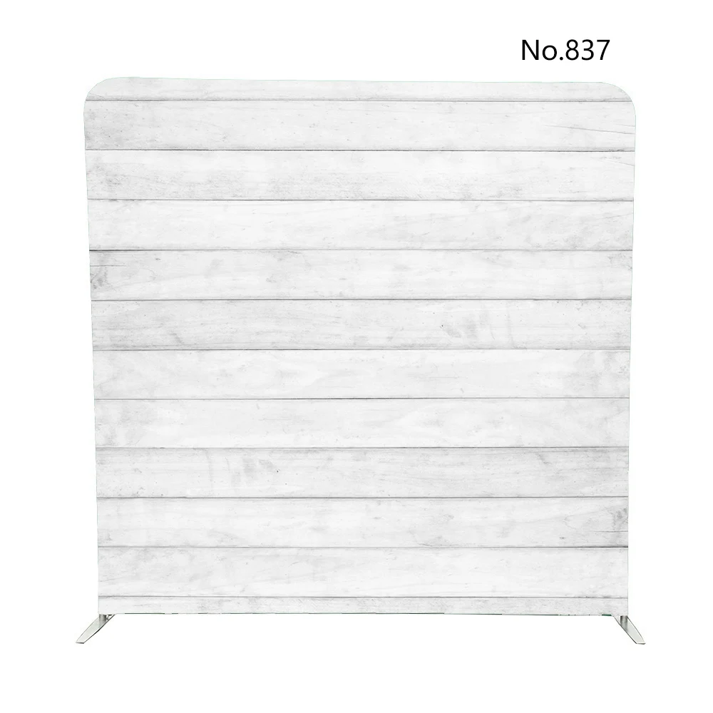 

customized 837 and 838 stand with double sided print pillow case backdrop for rental