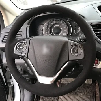 

PUOU CRV for Toyota hand sewing steering wheel cover generation Lingpai special car special sanding hand sewing Free shipping