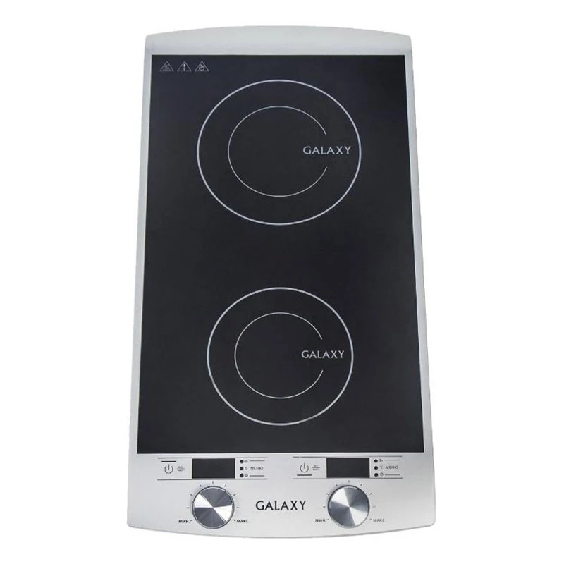 Плита индукционная Galaxy GL 3057 (Мощность 2900Вт, индукционная, 2 панели, температура 60-240°С, стеклокерамическая поверхность, сенсорное управление, таймер)