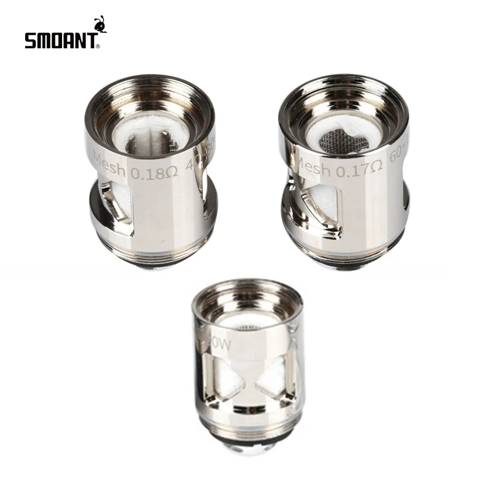 

6pcs Original Smoant Naboo Mesh Coil Head 0.17ohm / 0.18ohm for Smoant Naboo Atomizer Vape Tank Eletronic Cigarette Coil Head