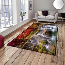 Else водопад реки цветочный вид цветка 3d принт нескользящей микрофибры Гостиная Декоративные Современные моющийся коврик коврики