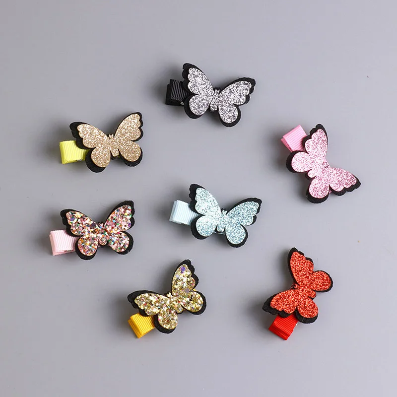 

2018 New Fashion Hairpin Girl Hair Clip Butterfly Barrette Children Gift Kid Bow Summer Style Jewelry Color Hair Accessories