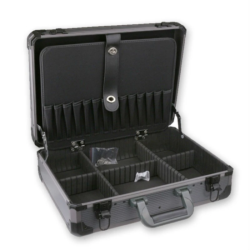 

High Quality Aluminum Alloy Multifunctional Toolbox Suitcase Medicine Box With Lock Enhanced Storage Box