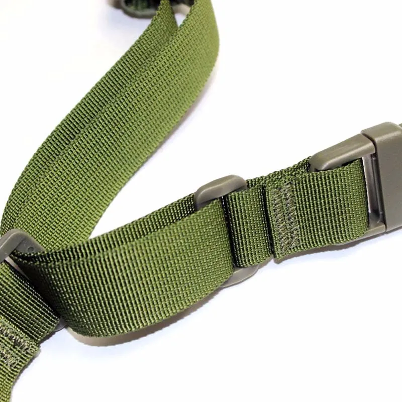 3Gun Sling Tactical Shoulder Strap Outdoor Rifle Sling With Velcro Adjustable Gun Belt Hunting Accessories Single Point Sling